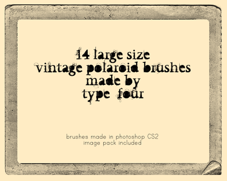 vintage photoshop brushes