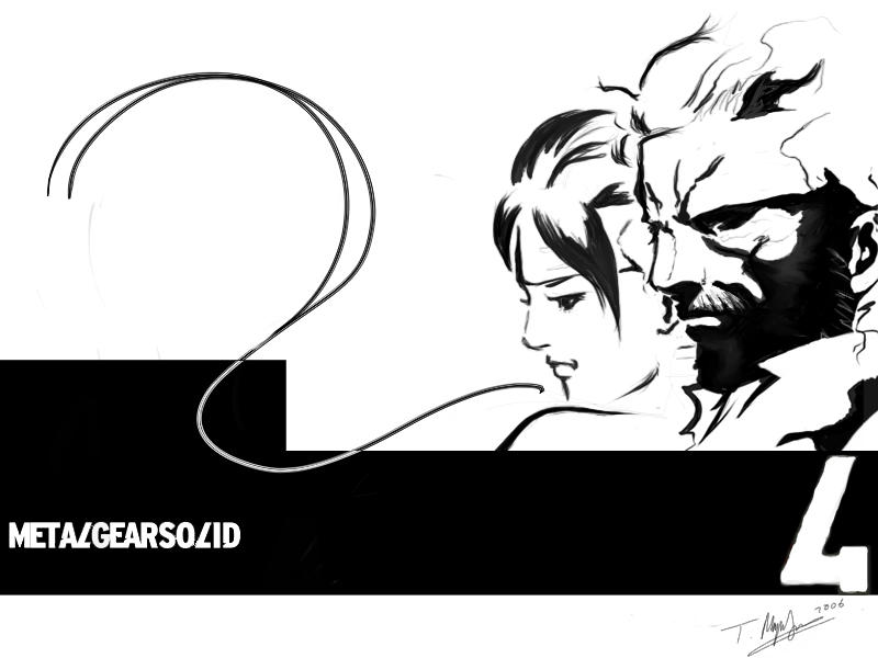 solid snake wallpaper. Meryl and Snake wallpaper by