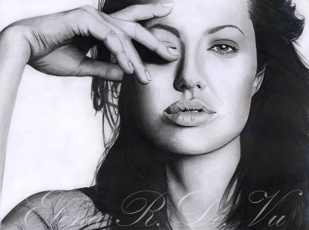 Angelina Jolie by ElenaR on deviantART