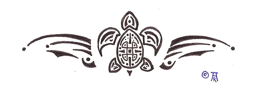 sea turtle tattoo. Sea Turtle Tattoo by ~RuneElf
