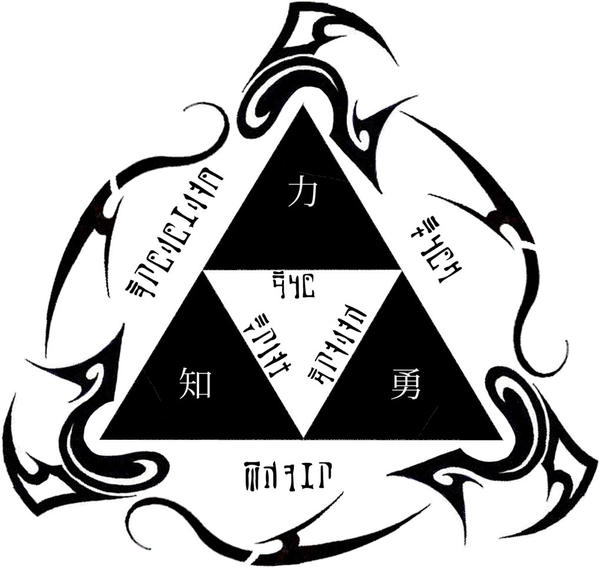 Triforce tattoo design 2 by