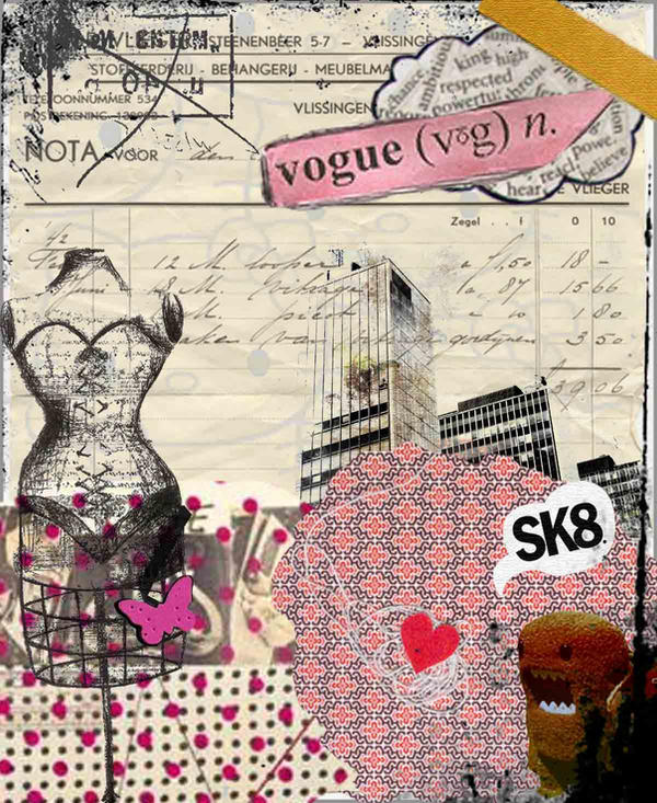 collage lady's vogue by robotcomplete on deviantART