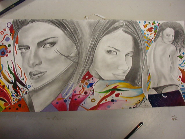 Adriana lima drawings by SilverBullet3 on deviantART