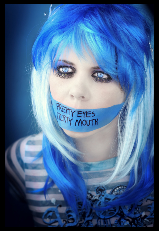 Pretty Eyes Dirty Mouth by girltripped on deviantART
