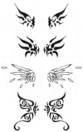 wings tattoos designs. Wing tattoos by
