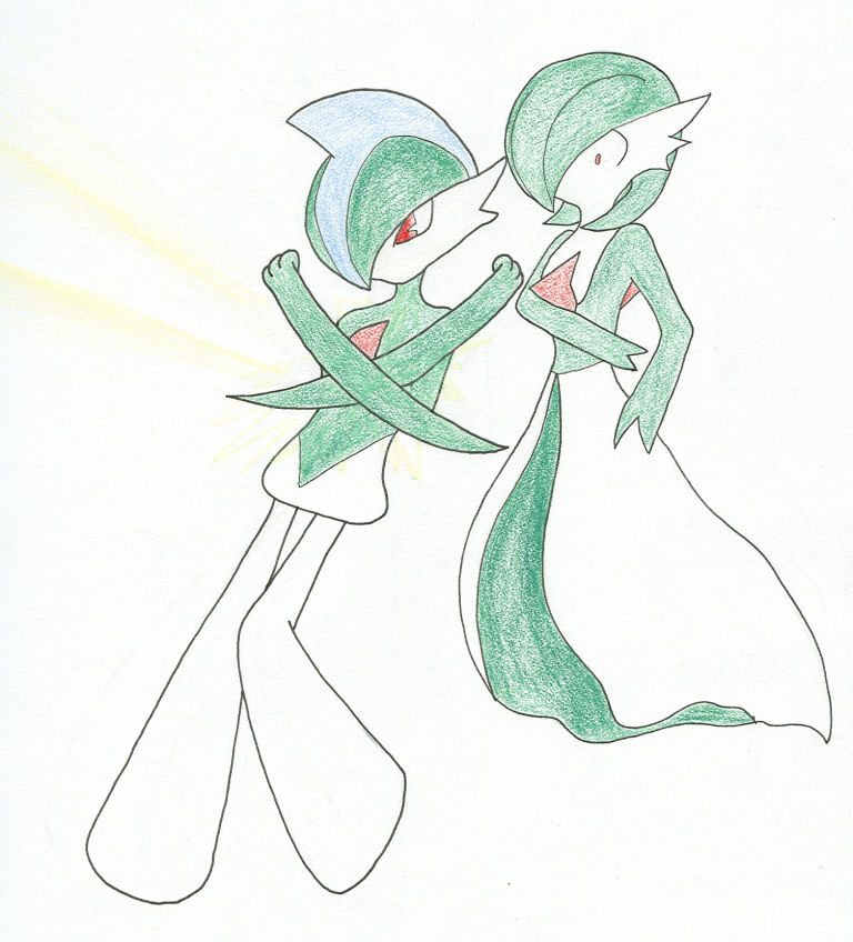 gardevoir and gallade coloring pages - photo #13