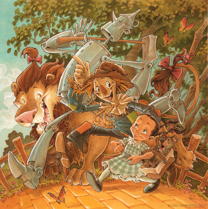 Wonderful Illustration of the Wizard of Oz