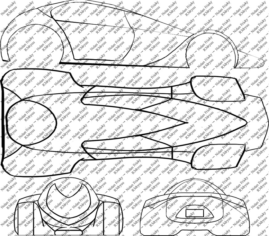 Concept Car Blueprints by R3dryuu on deviantART