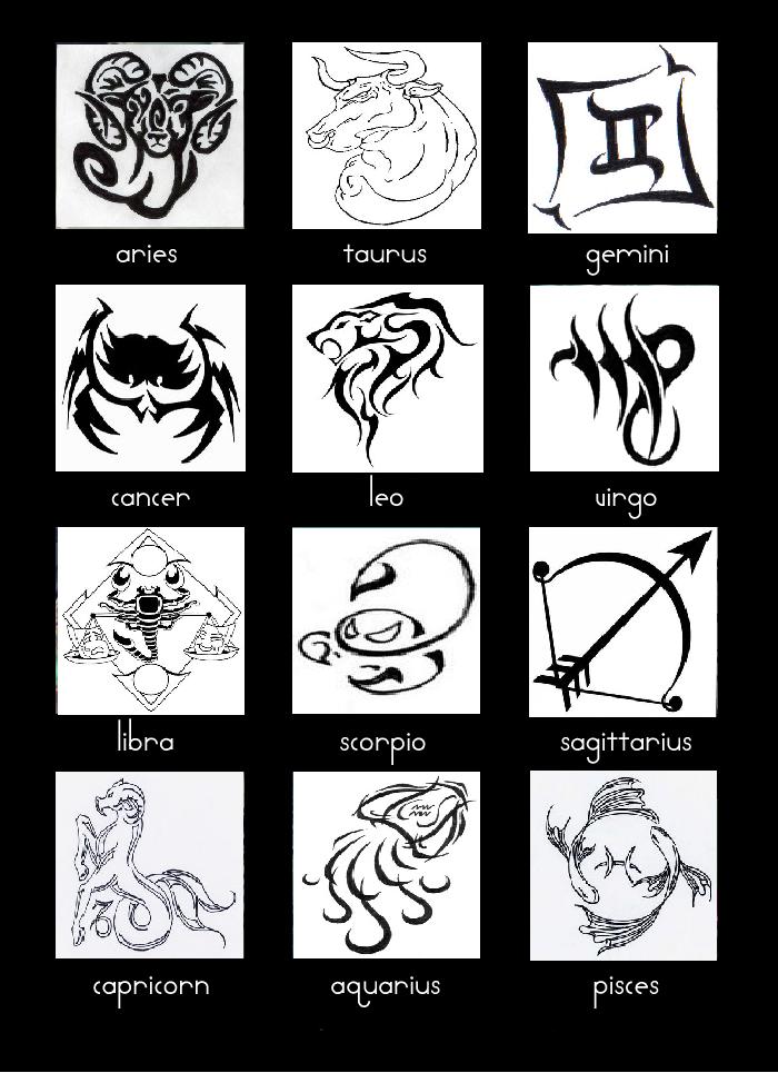 zodiac tattoos