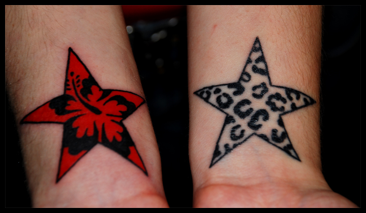 hibiscus leo star tattoo
