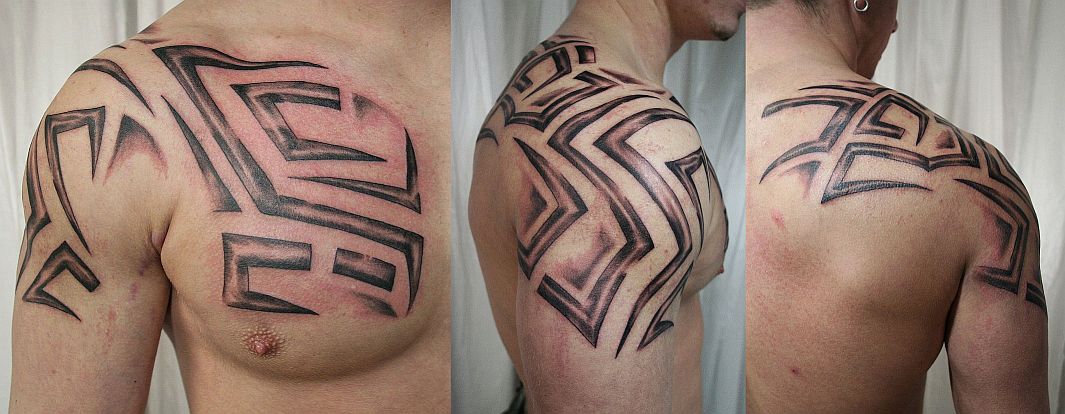 tribal sleeve tattoo ideas. New Tribal Sleeve Tattoo