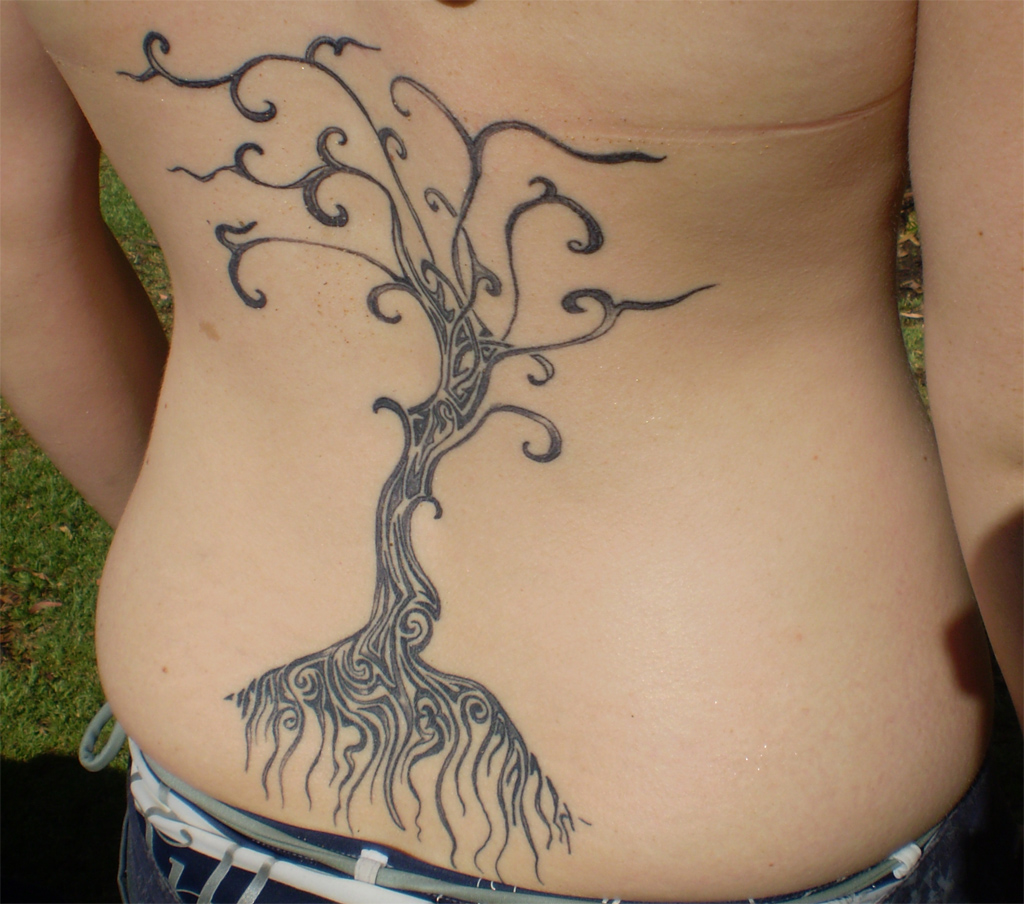 Tribal Tree Tattoo