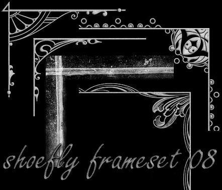 Photoshop frame set 08 by shoefly on deviantART