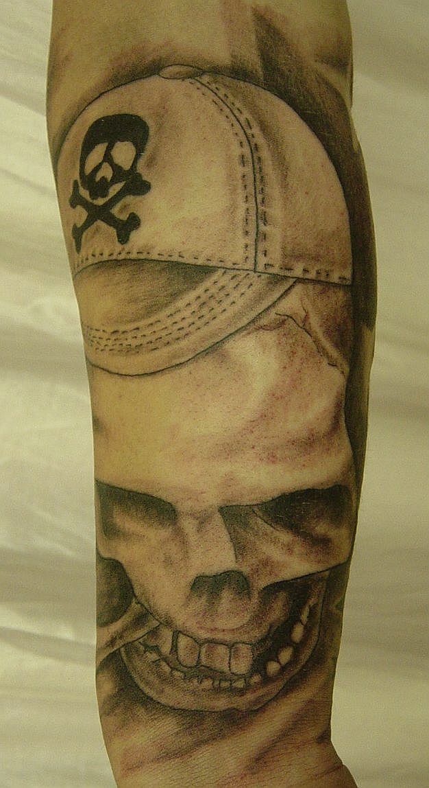New skull tattoo by 2Face-Tattoo on DeviantArt