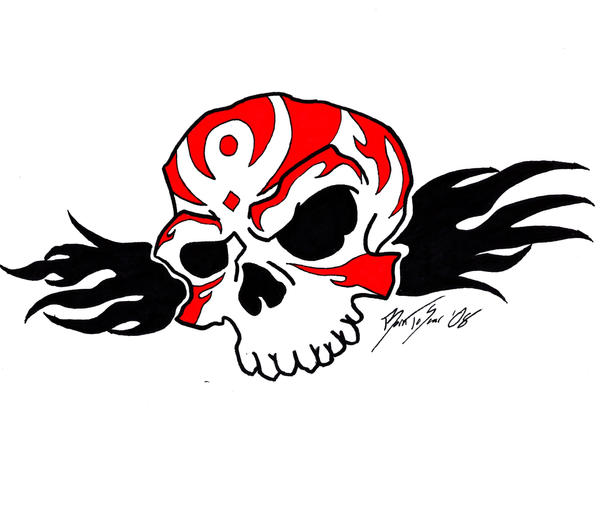 Tribal Skull Tattoo by BornToSoar on deviantART