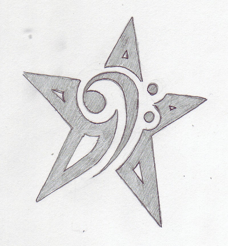 Bass Clef Star Tattoo by Dumaii on deviantART