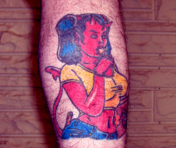 devil girl tattoo. Coop Devil Girl Tattoo by