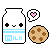 free milk and cookie avie by cremecake