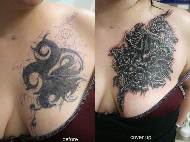 Rose new Cover up Tattoo by 2FaceTattoo on deviantART