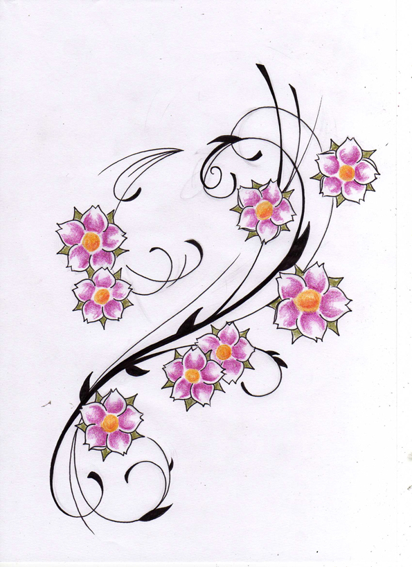 MABEK TATTO: flower tattoo design