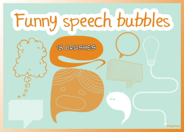 funny speech. Funny speech bubbles by