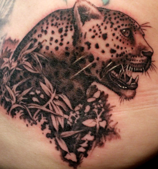leopard tattoo by ~thothflashpan on deviantART