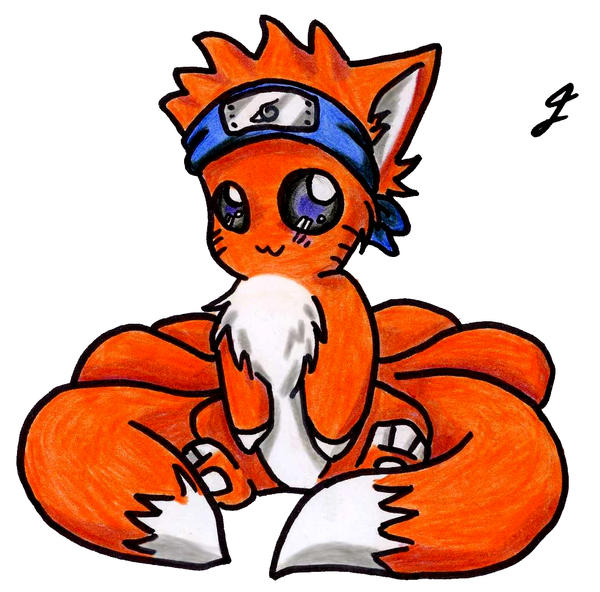 nine tailed fox. Naruto Nine-tailed fox 8