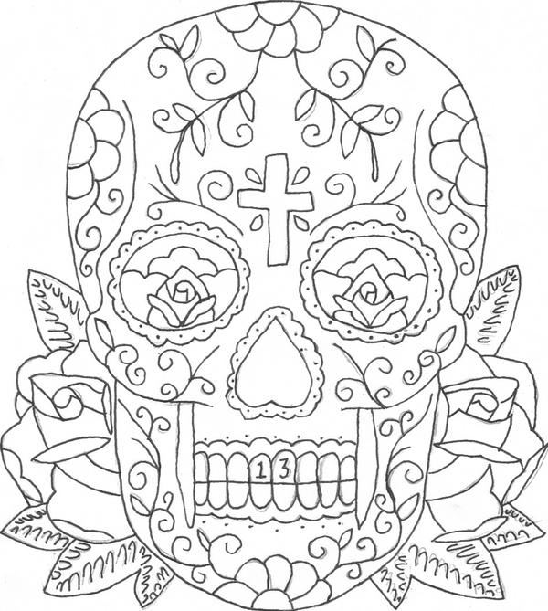 candy skull tattoo. tattoos designs. Candy Skull