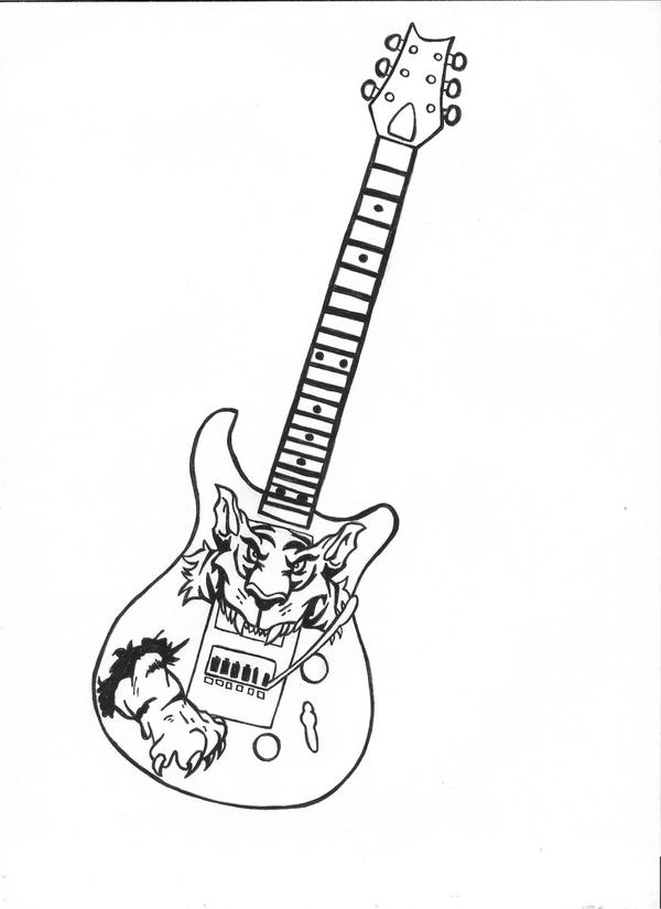 Tiger Guitar tattoo by karadarkthorn on deviantART