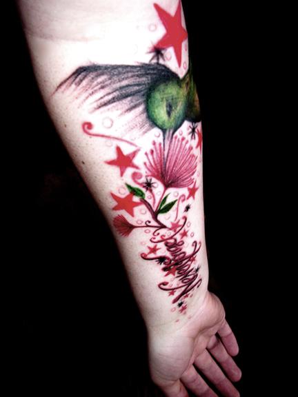 Never Forget | Flower Tattoo