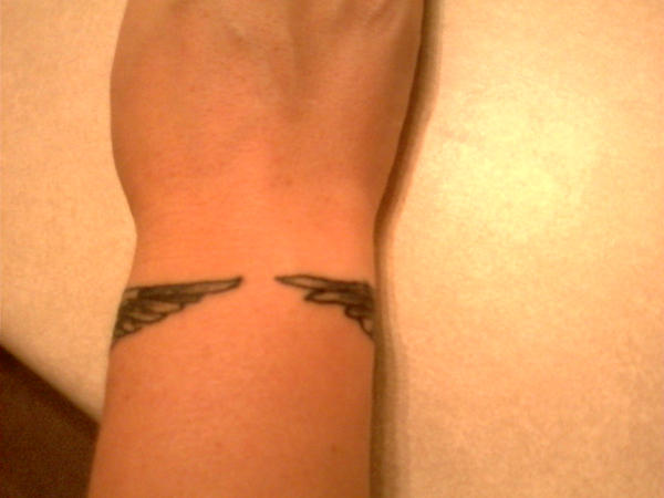 tattoo angel wings on wrist. Top of Angel Wings on Wrist by ~scandalouscombo on deviantART