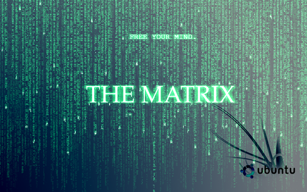 matrix wallpaper. Ubuntu and Matrix Wallpaper by