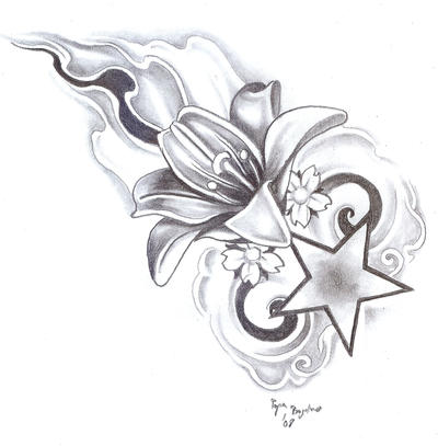 flower star ....3 | Flower Tattoo