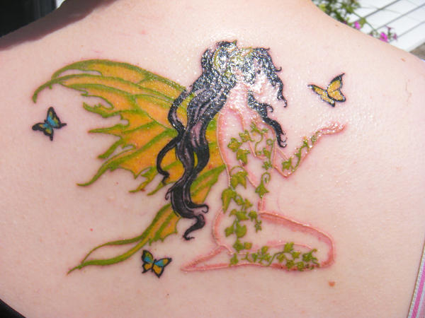 Kira the Faerie Tattoo - dragonfly tattoo