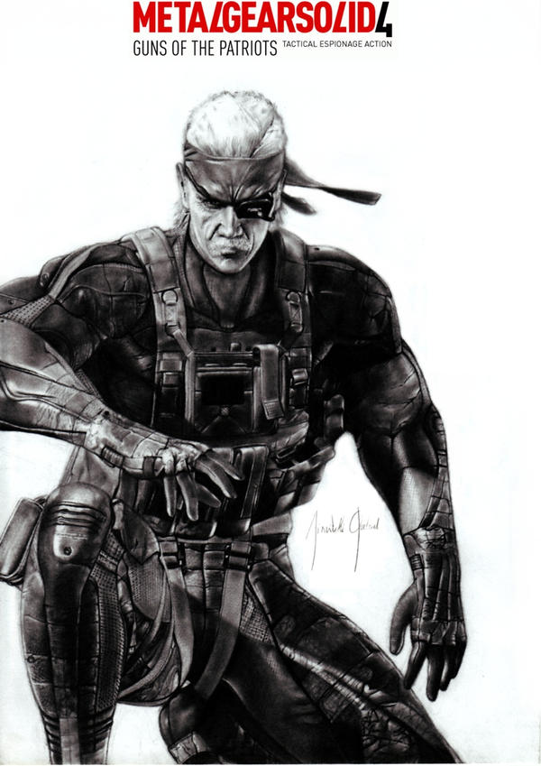 My_pencil_drawin___Old_Snake___by_GabrielArtist