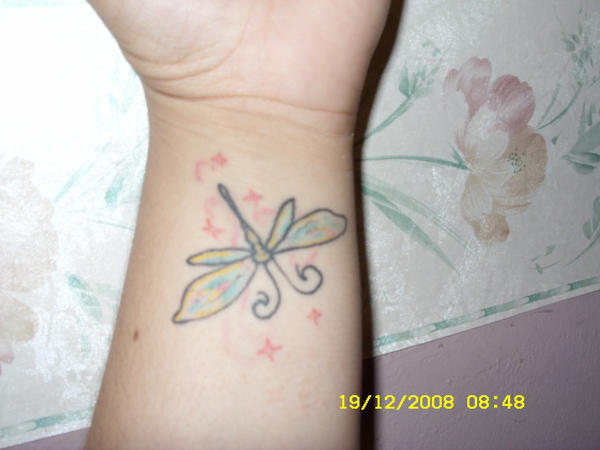 dragonfly tattoo art. body art - dragonfly tattoo