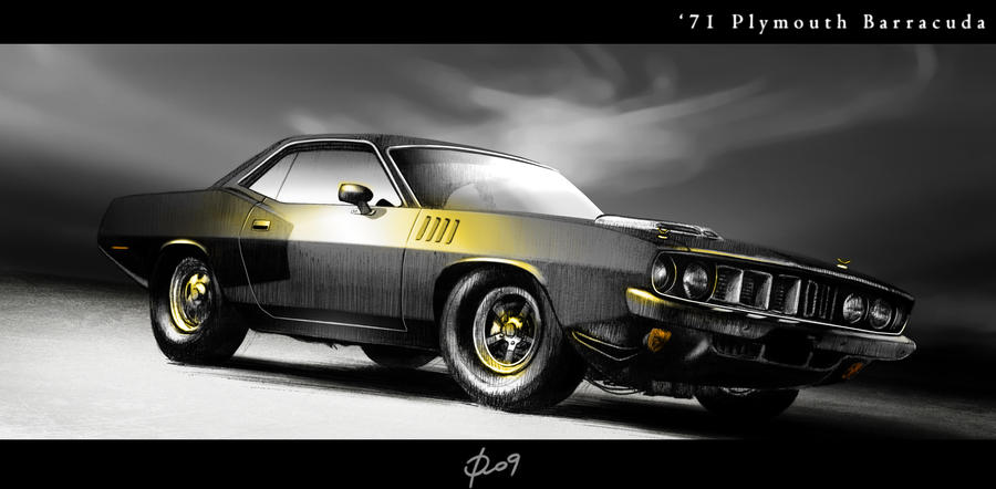 3971 Plymouth Barracuda by Bathankaal on deviantART