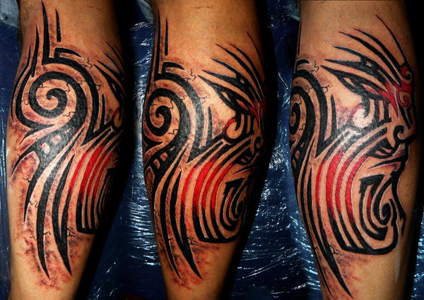 Maori tribal head by devilsarm on deviantART