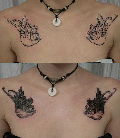 swallow tattoo designs. swallow tattoo pictures.