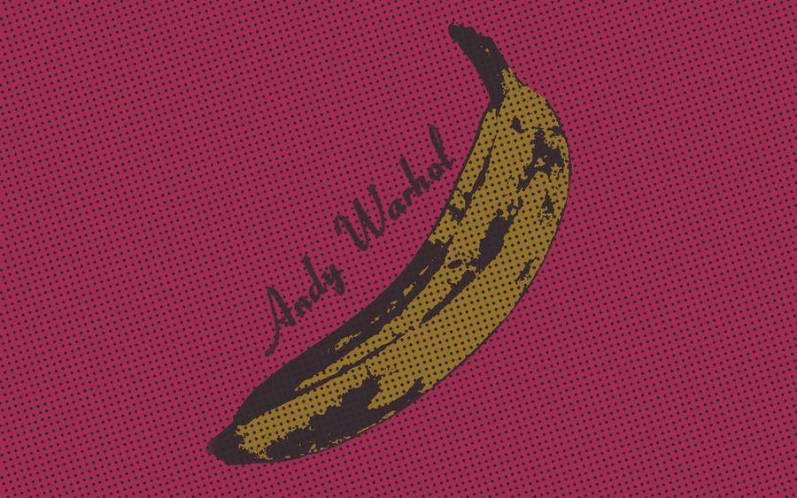 andy warhol wallpaper. Andy Warhol Banana Wallpaper