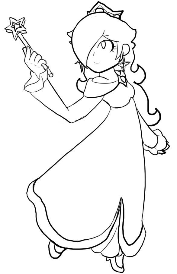 daisy from mario coloring pages - photo #43