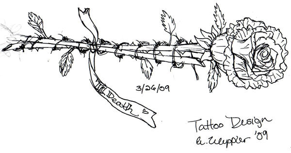 Tattoo Design Sketch by