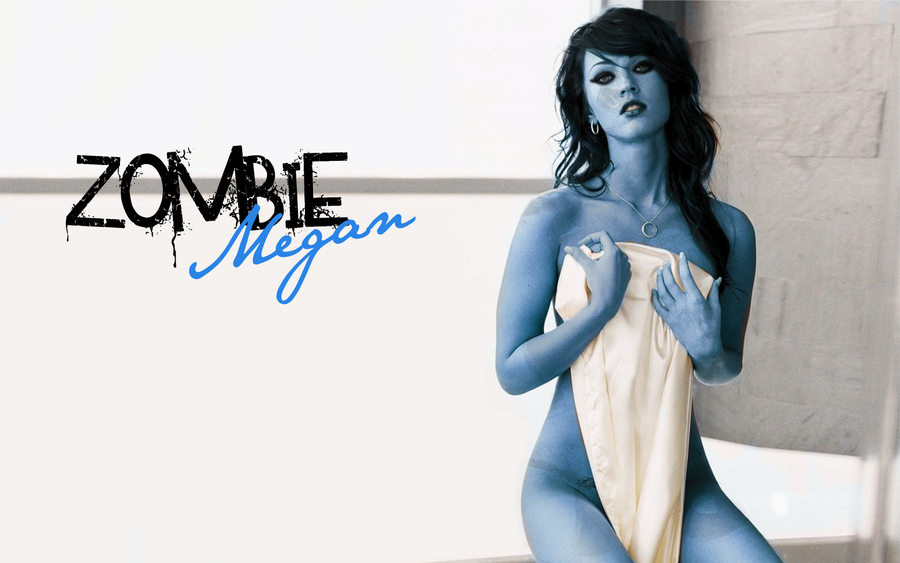 wallpaper zombie. Megan Fox Zombie Wallpaper by