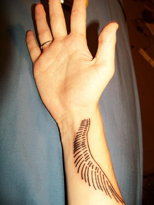 valkyrie wing tattoo