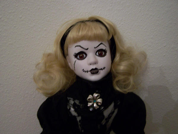 Scary Gothic Doll closeup by SteamPunkJennie on deviantART