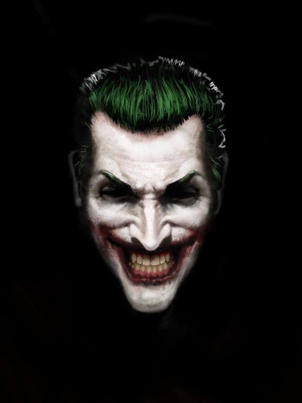 joker face makeup. Joker Face Finished - Smile by
