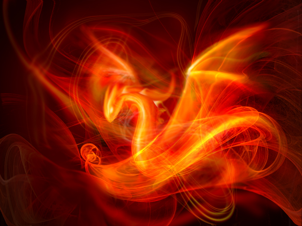Flame Dragon Fractal by harbingerofdeath13