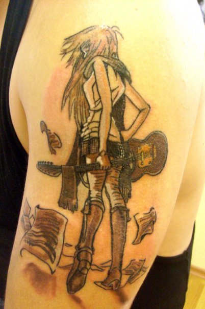 girl tattoo