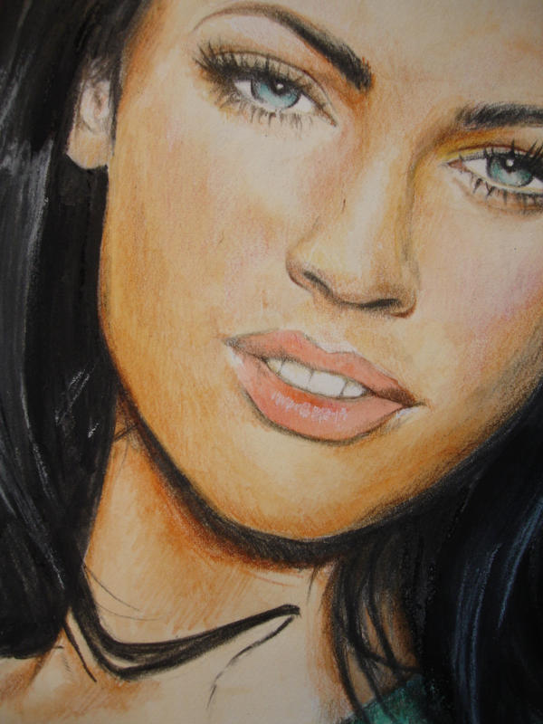 Megan Fox close-up by *Anna-Mariaa on deviantART