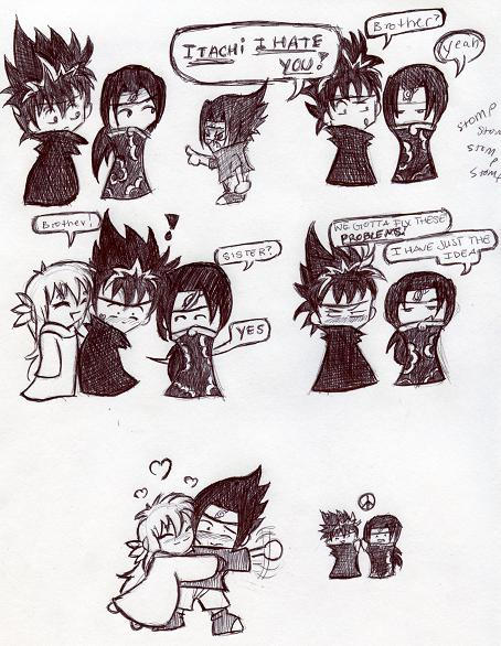 hiei and itachi comic 2 by